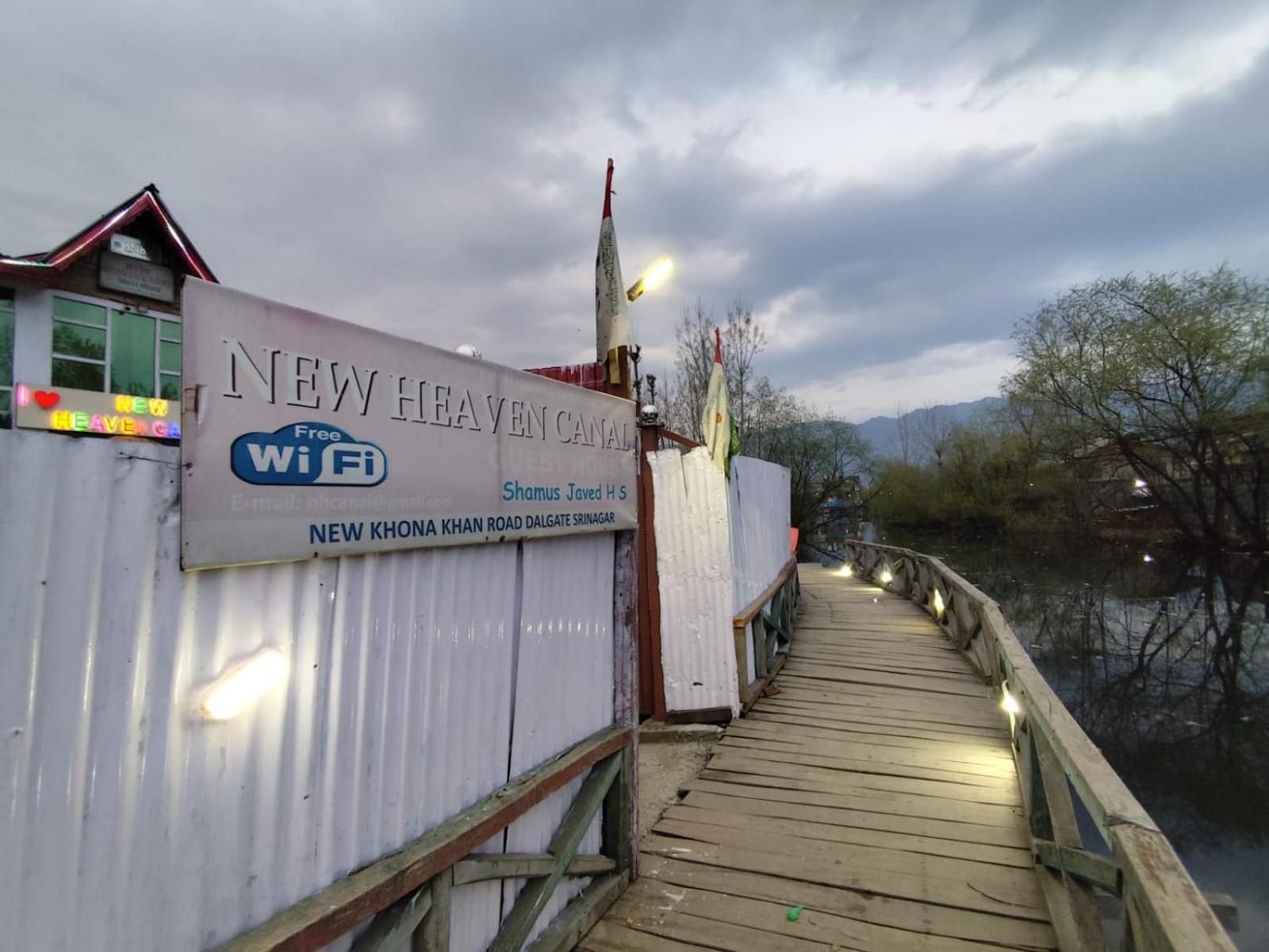 Hotel New Heaven Canal Srīnagar Exterior foto